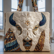 Majestic Bison Quilted Tote Bag GFTOTP10241