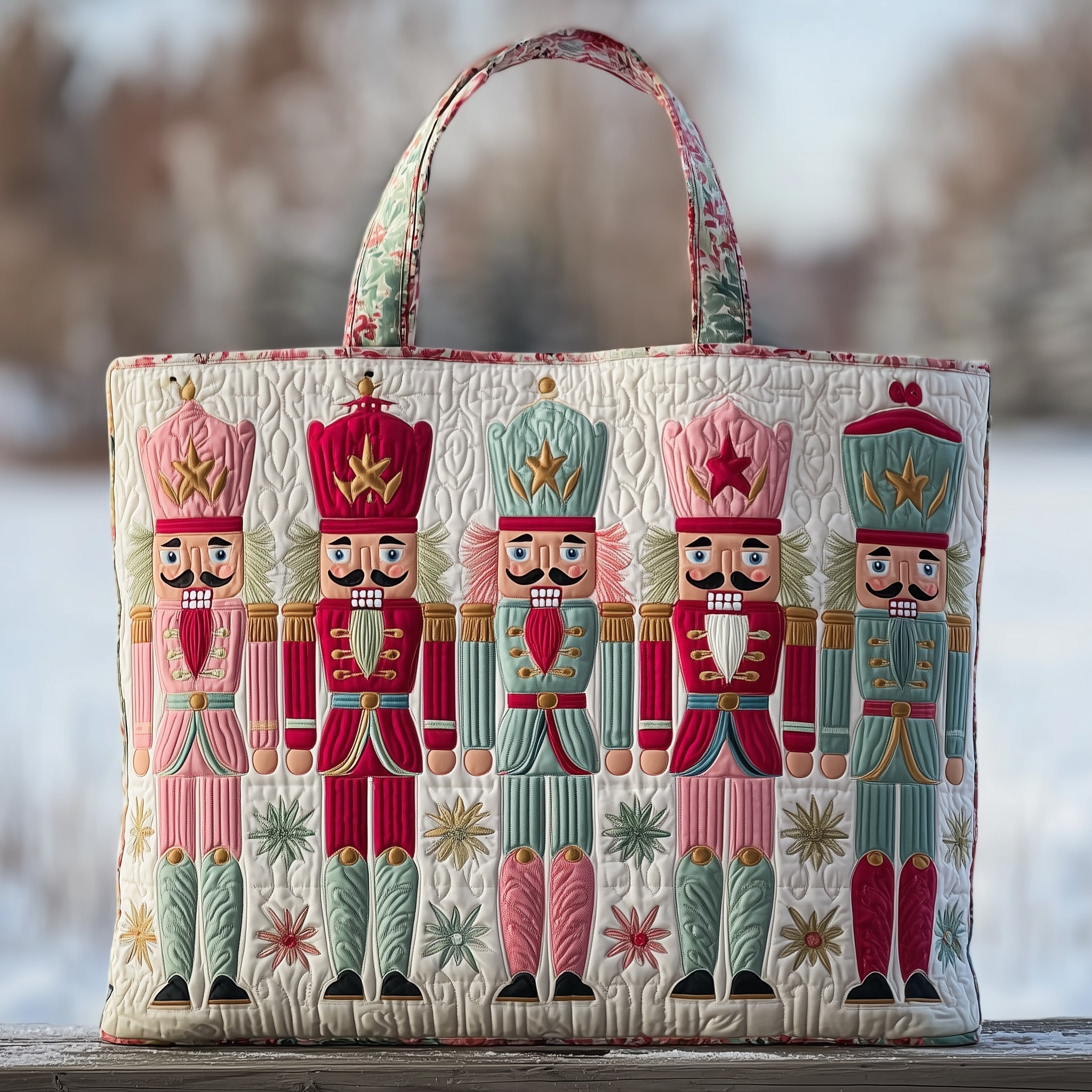 Nutcracker Quilted Tote Bag GFTOTP10279