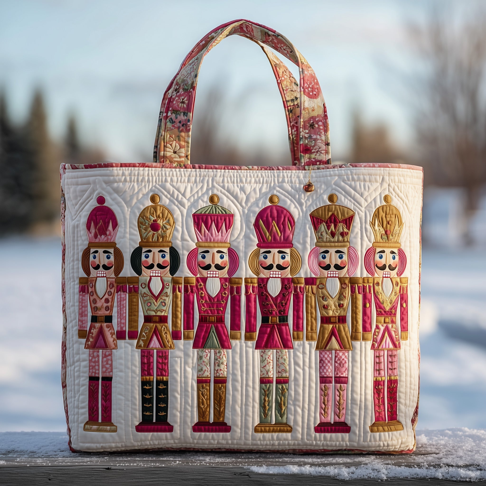 Nutcracker Quilted Tote Bag GFTOTP10281