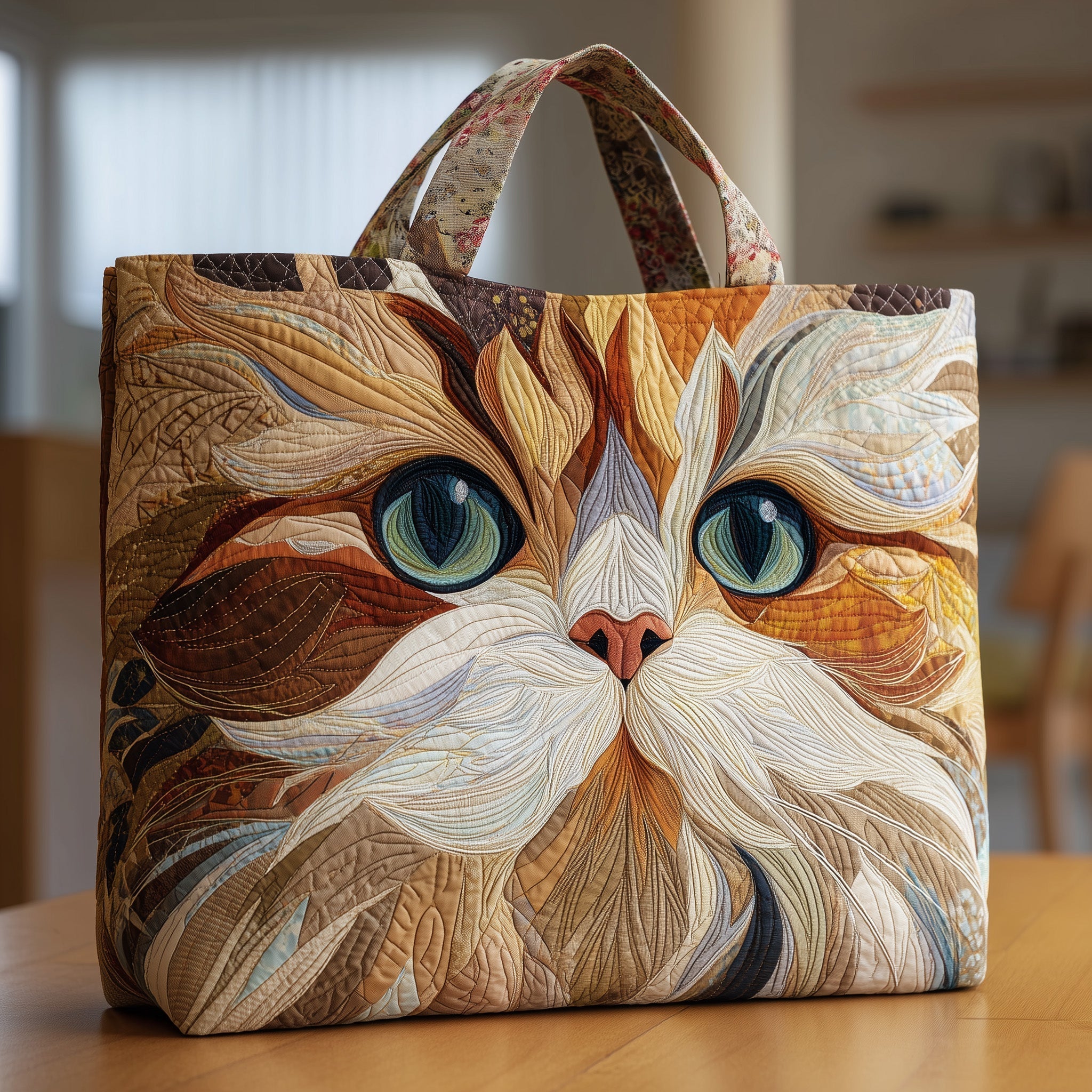 Fluff Persian Quilted Tote Bag GFTOTP10579