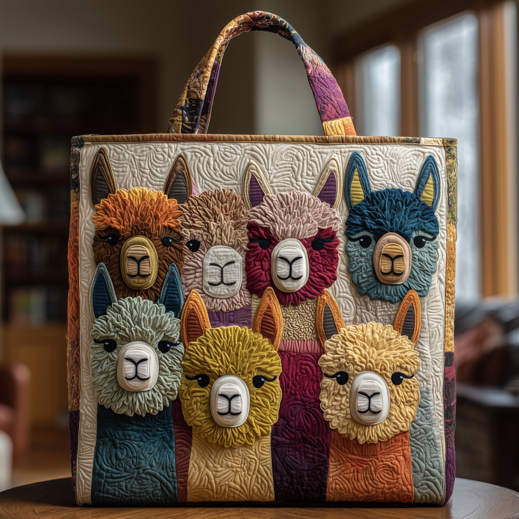 Llama Quilted Tote Bag GFTOTP10623