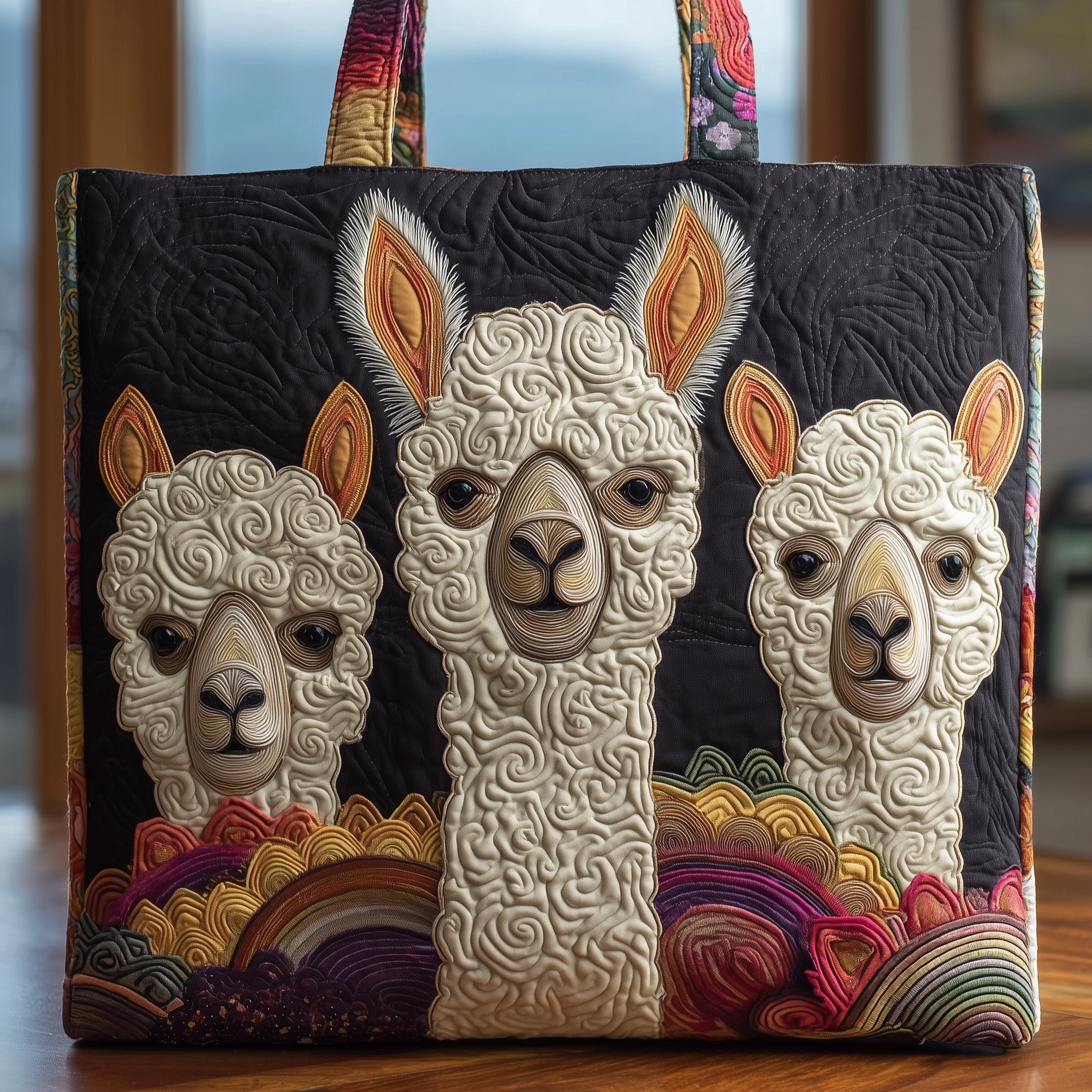 Llama Quilted Tote Bag GFTOTP10633