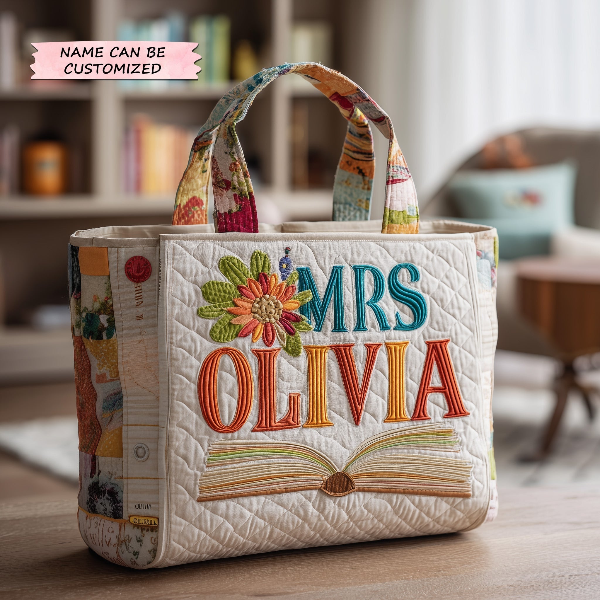 Teacher Quilted Tote Bag QTCUZ GFTOTP10797