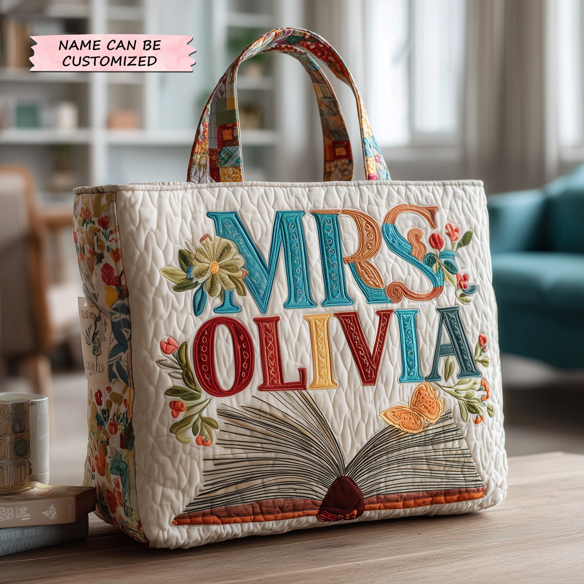 Teacher Quilted Tote Bag QTCUZ GFTOTP10798