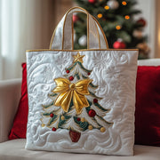 Holiday Evergreen Quilted Tote Bag GFTOTP12532