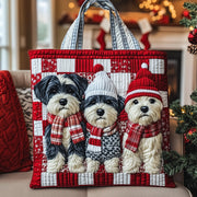 Jolly Schnauzer Quilted Tote Bag GFTOTP12566