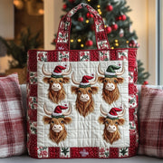 Yuletide Charm Quilted Tote Bag GFTOTP12868