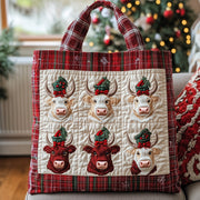 Yuletide Charm Quilted Tote Bag GFTOTP12869