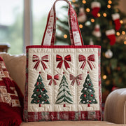 Yuletide Charm Quilted Tote Bag GFTOTP12873
