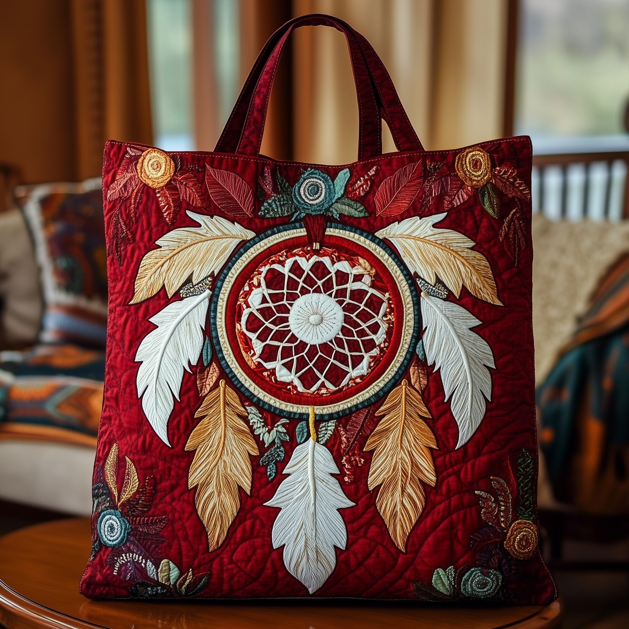Dreamcatcher Quilted Tote Bag GFTOTP8875