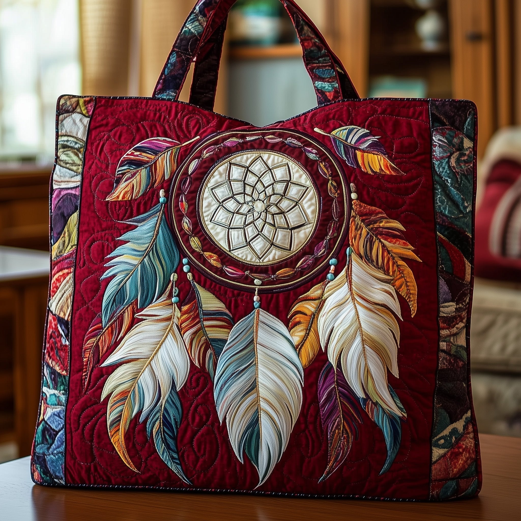 Dreamcatcher Quilted Tote Bag GFTOTP8876