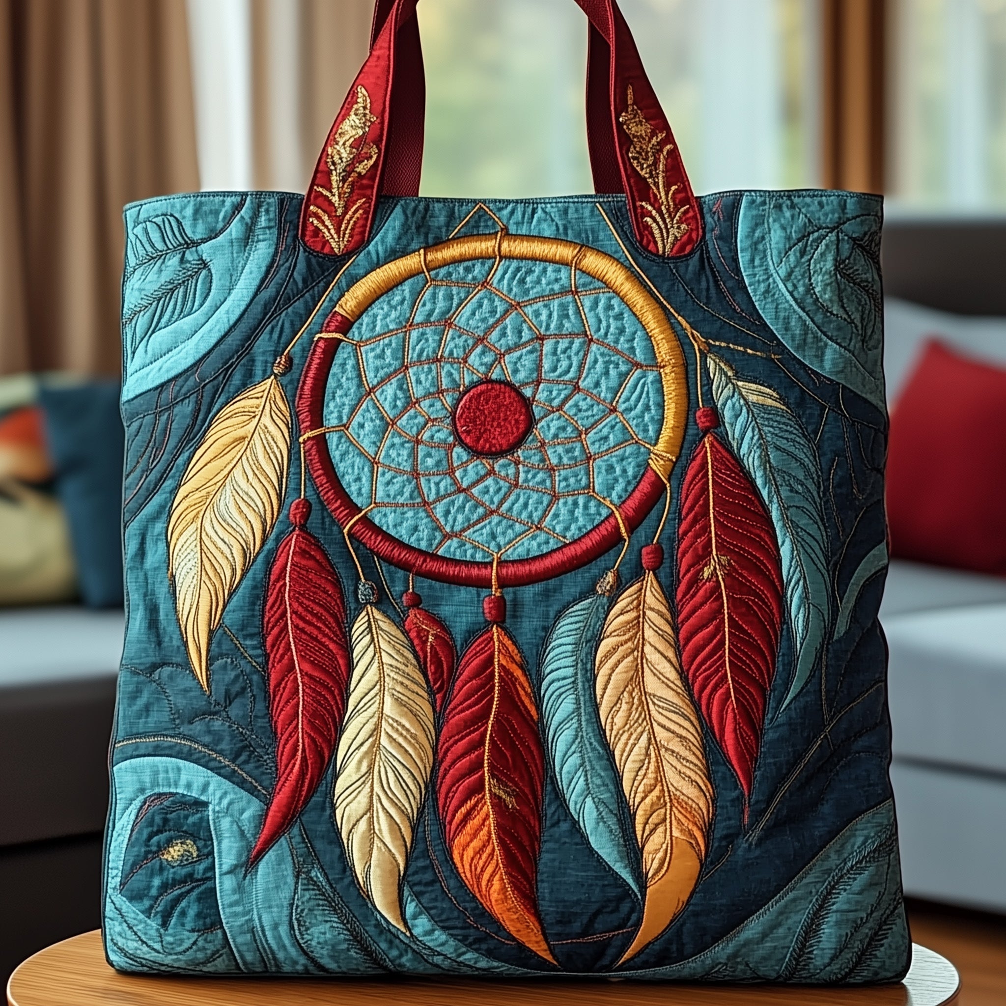 Dreamcatcher Quilted Tote Bag GFTOTP8877