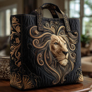 Majestic Lion Quilted Tote Bag GFTOTP9333
