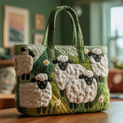 Woolly Whispers Quilted Tote Bag GFTOTP9555