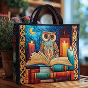 Reading Owl Quilted Tote Bag GFTOTP9681