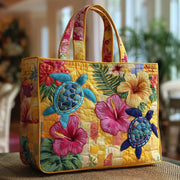 Aloha Turtle Quilted Tote Bag GFTOTP9724