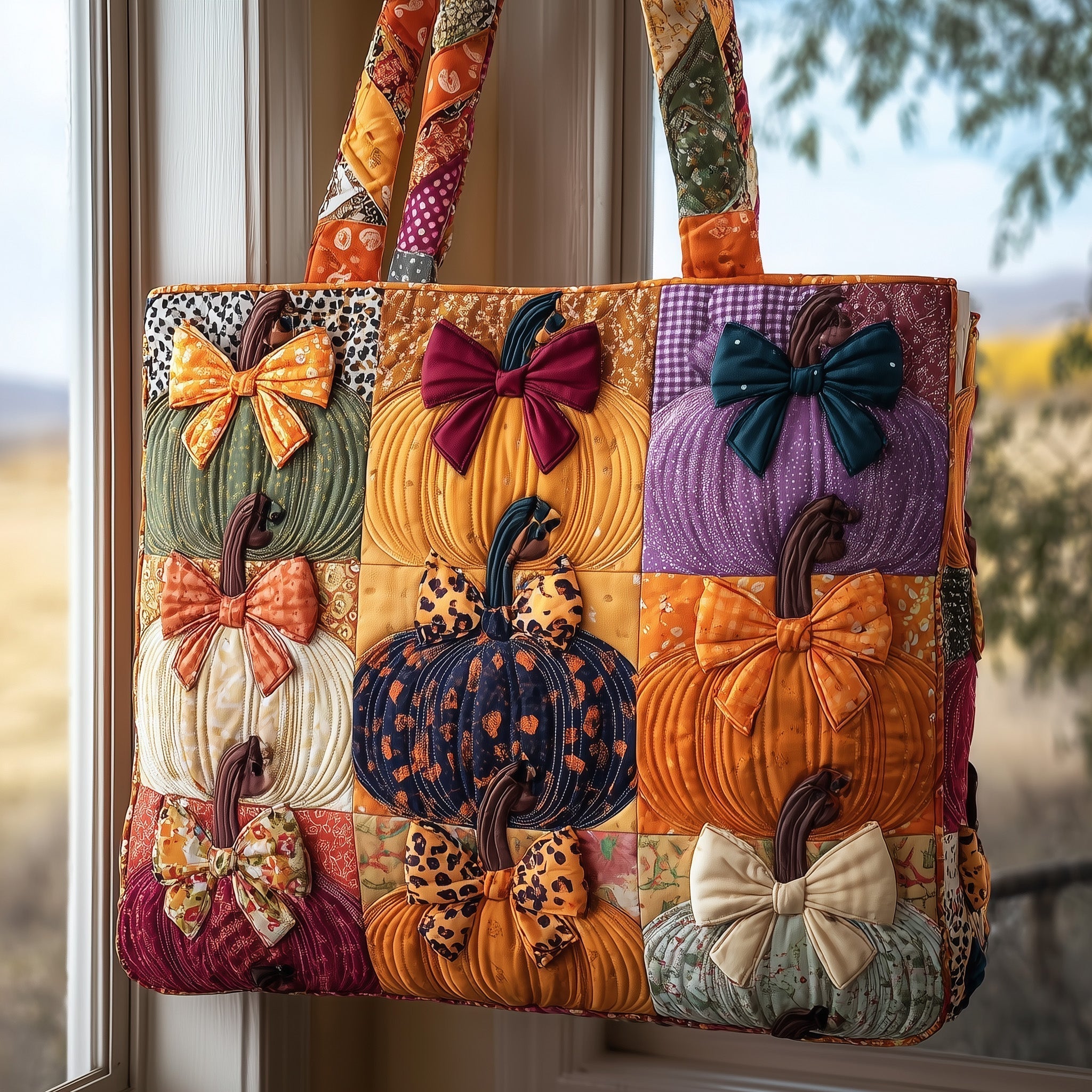 Autumn Charm Quilted Tote Bag GFTOTP9804