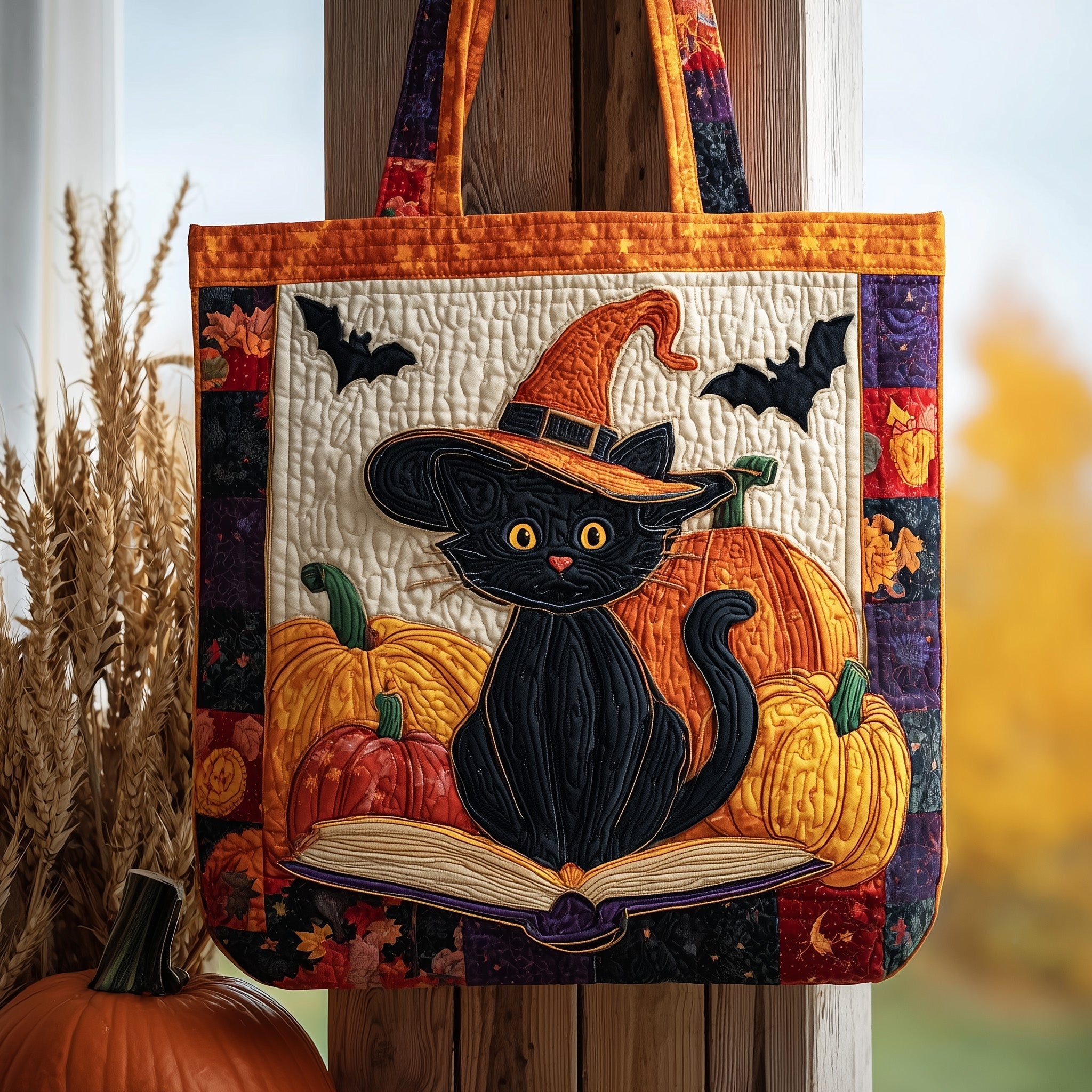 Mystic Meow Quilted Tote Bag GFTOTP9811