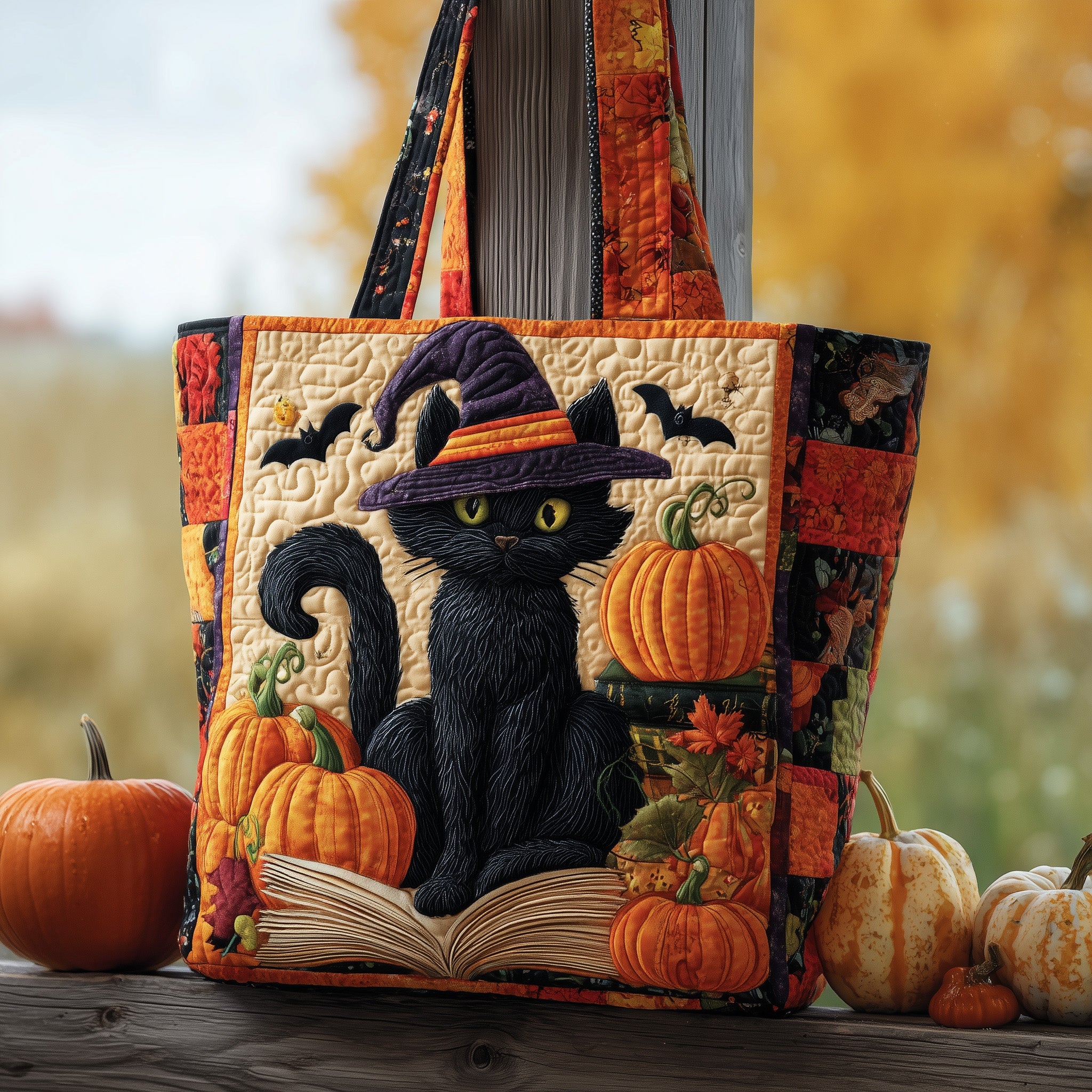 Mystic Meow Quilted Tote Bag GFTOTP9814