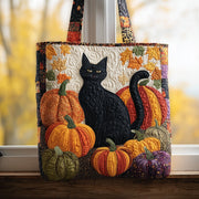 Purrfect Harvest Quilted Tote Bag GFTOTP9816