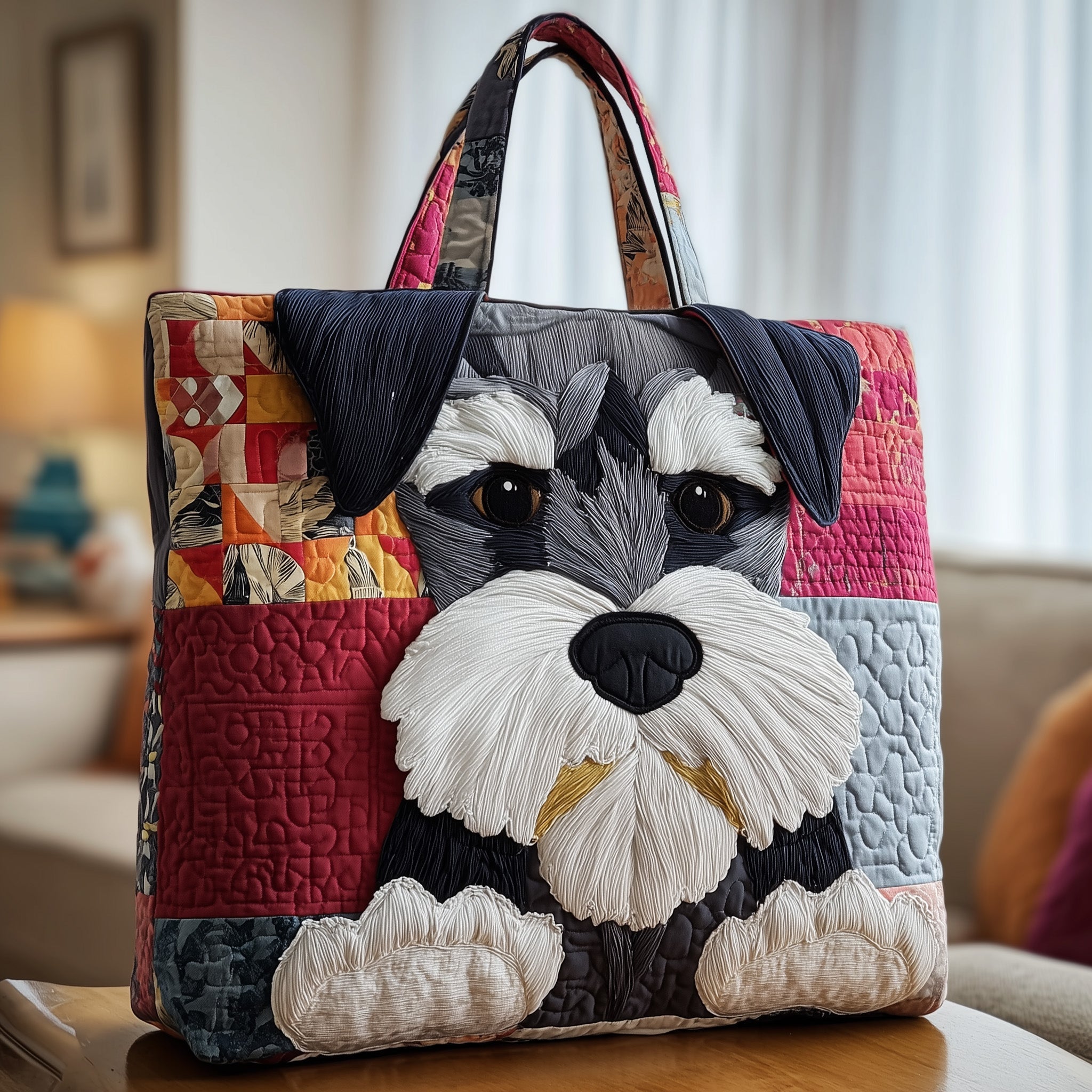 Schnauzer Quilted Tote Bag GFTOTP9870