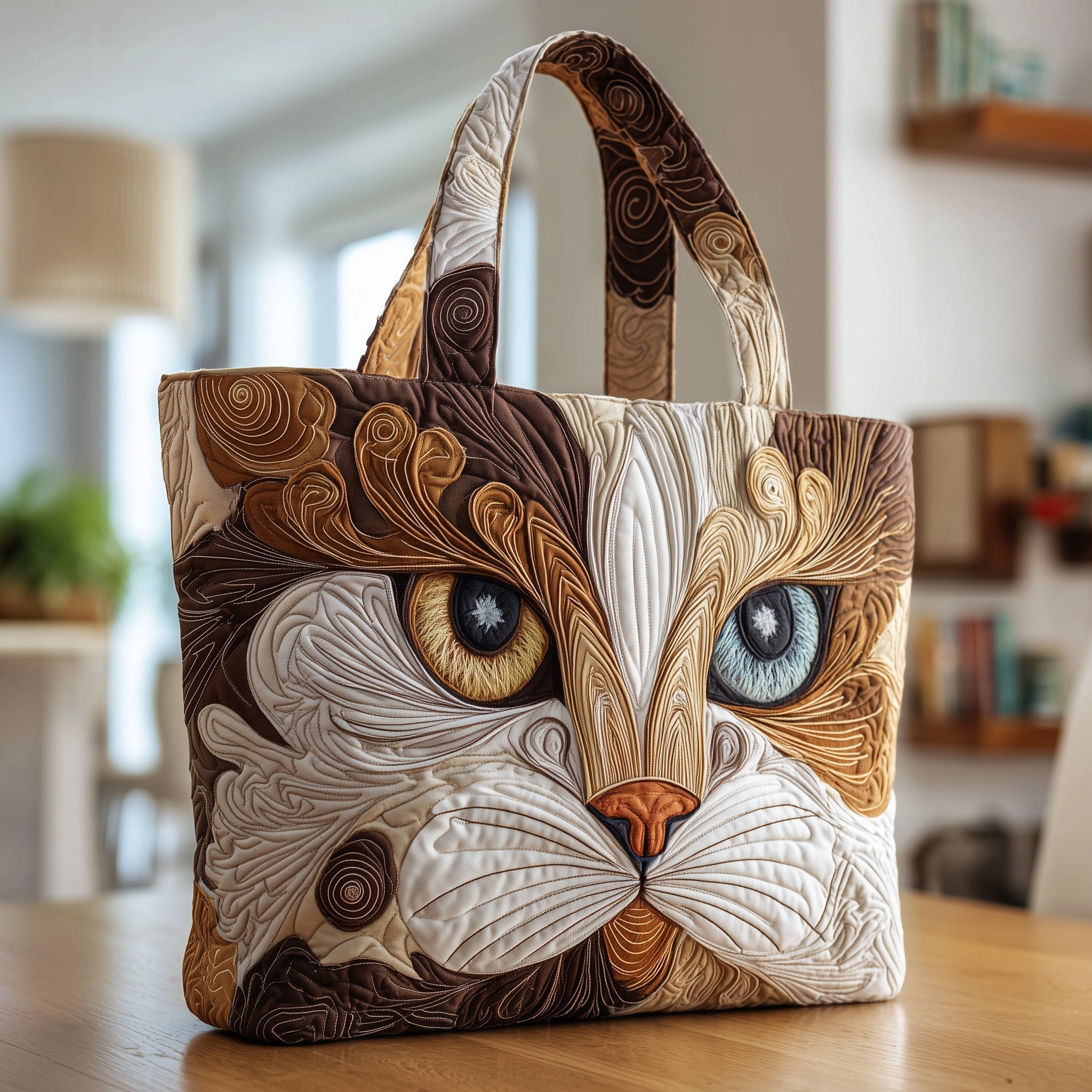 Catitude Quilted Tote Bag GFTOTP9914