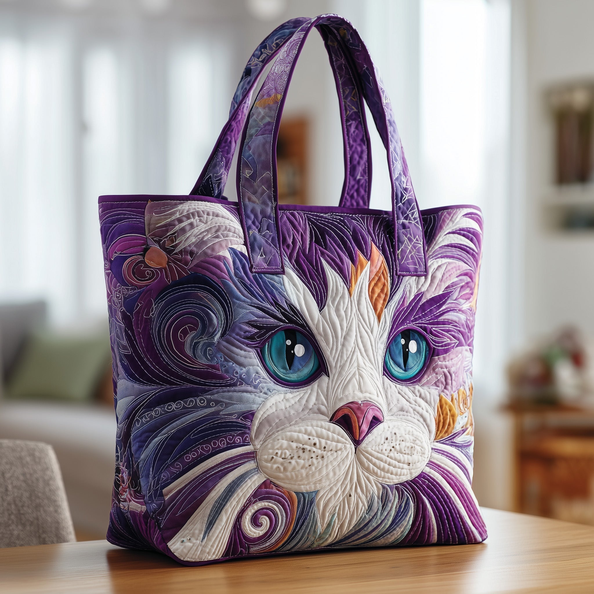 Catitude Quilted Tote Bag GFTOTP9919