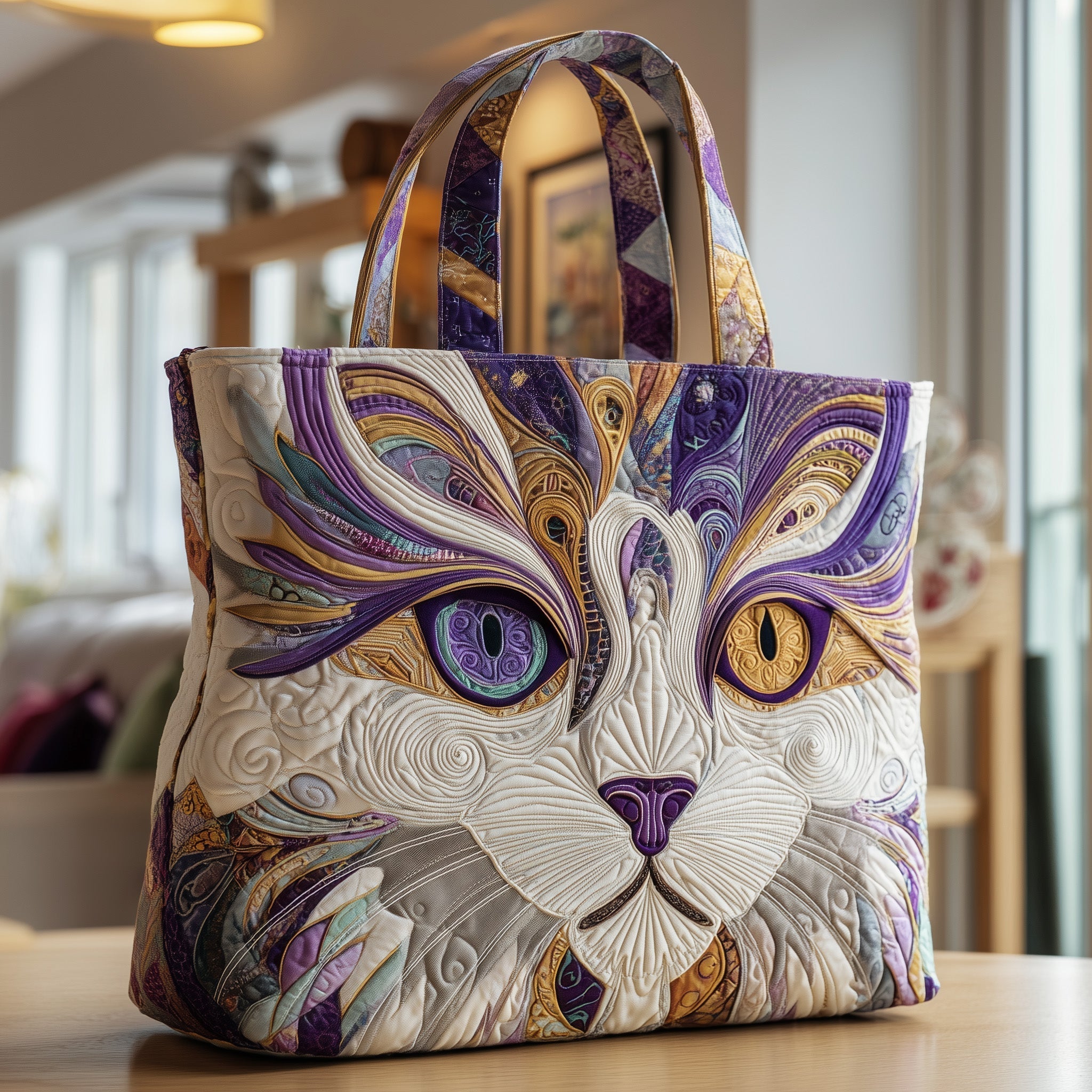 Catitude Quilted Tote Bag GFTOTP9920