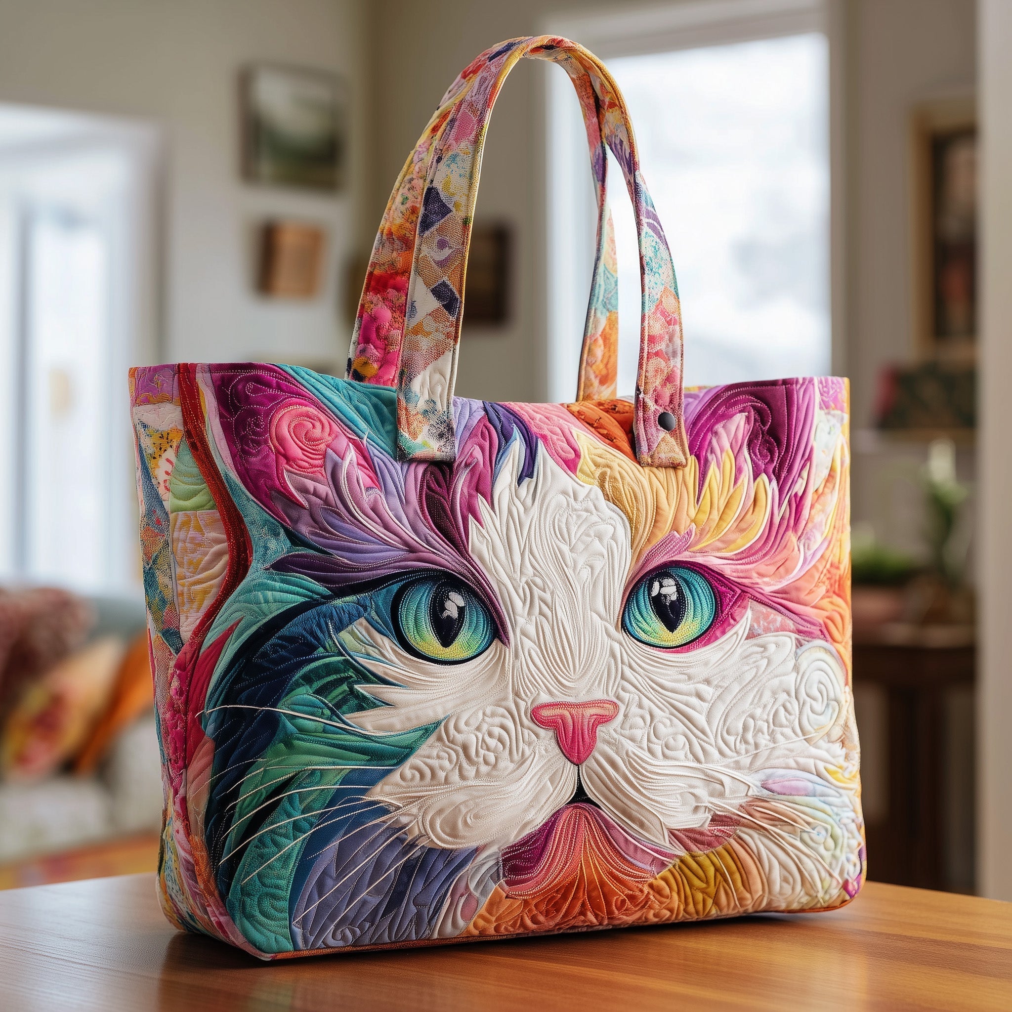 Catitude Quilted Tote Bag GFTOTP9923