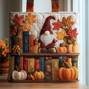 Autumn Library Quilted Tote Bag GFTOTP9987