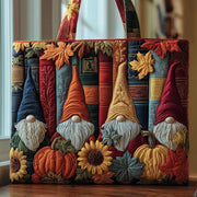 Autumn Library Quilted Tote Bag GFTOTP9991