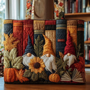 Autumn Library Quilted Tote Bag GFTOTP9992