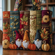 Autumn Library Quilted Tote Bag GFTOTP9994