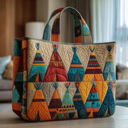 Tribal Echo Quilted Tote Bag GFTOTP9996