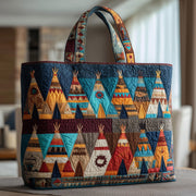 Tribal Echo Quilted Tote Bag GFTOTP9998