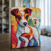 Aesthetic Jack Russell Quilted Tote Bag GFTOXM100