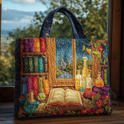 Book Magic Quilted Tote Bag GFTOXM16
