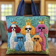 Poodle Quilted Tote Bag GFTOXM214
