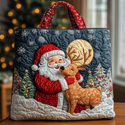 Merry Christmas Quilted Tote Bag GFTOXM404