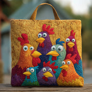 Hay Chicken Quilted Tote Bag GFTOXM48