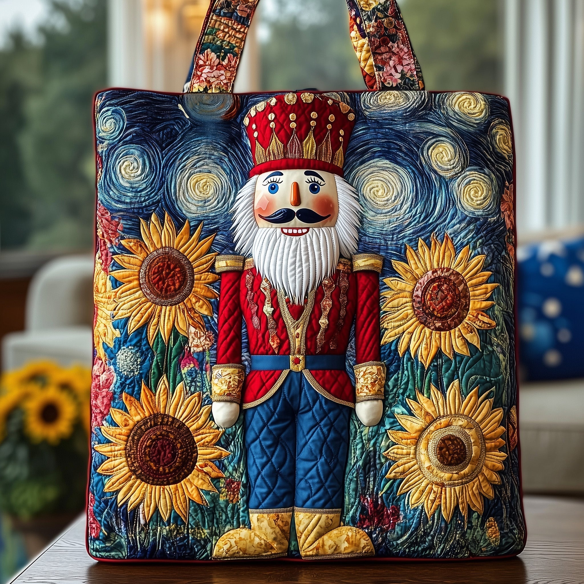 Christmas Nutcracker Quilted Tote Bag GFTOYC186