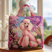 Adorable Poodle Quilted Tote Bag GFTOYC196