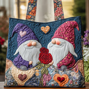 Gnome Couple Quilted Tote Bag GFTOYC251