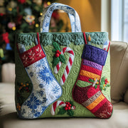 Christmas Stocking Quilted Tote Bag GFTOYC301