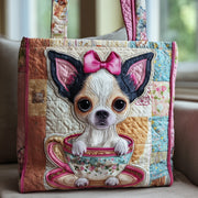 Adrorable Chihuahua Quilted Tote Bag GFTOYC496