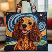 Smiling Cocker Spaniel Quilted Tote Bag GFTOYC573