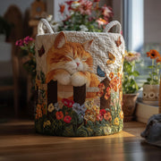 Petal Paws Quilted Laundry Basket NCU0PTT2129