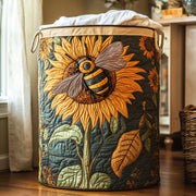 Sunny Bee Quilted Laundry Basket NCU0DDK2112