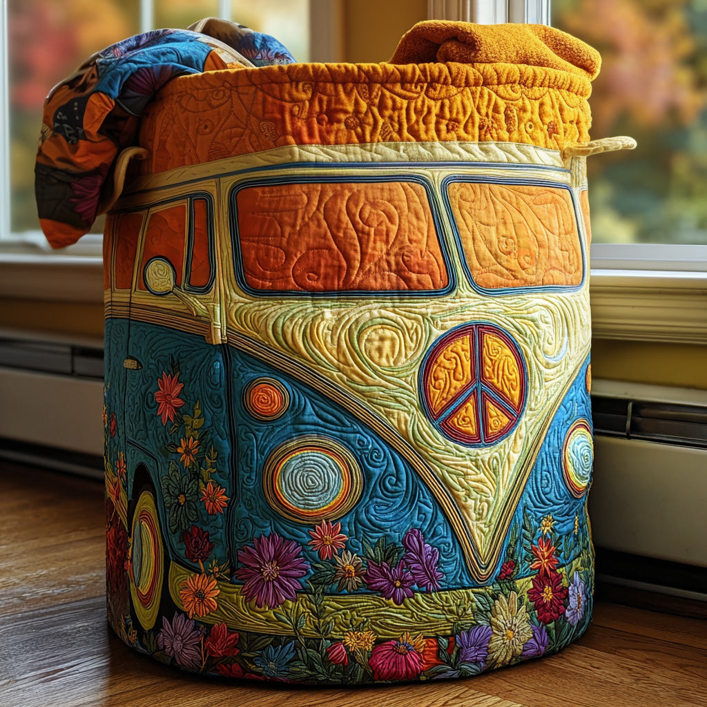 Sunny Road Quilted Laundry Basket NCU0PVL674