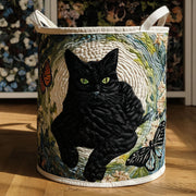 Velvet Shadow Quilted Laundry Basket NCU0PTT2099